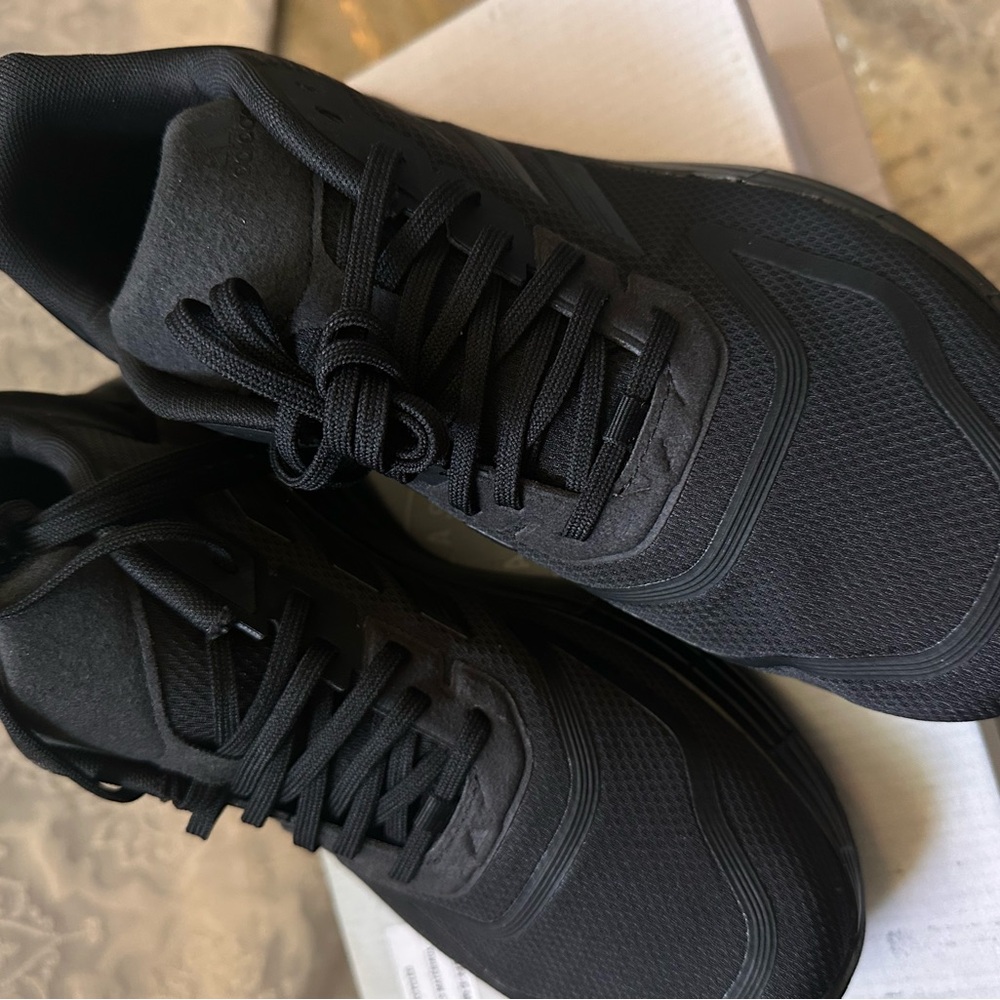 Adidas Black Athletic Shoes Wide - Duramo 10